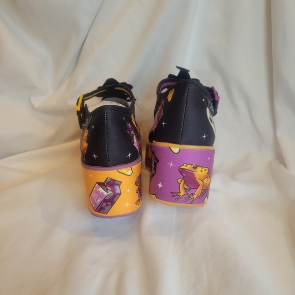 BNIB Hot chocolate chocolacitas Treat Or Kitten platform Mary Jane's 5 - Picture 13 of 15